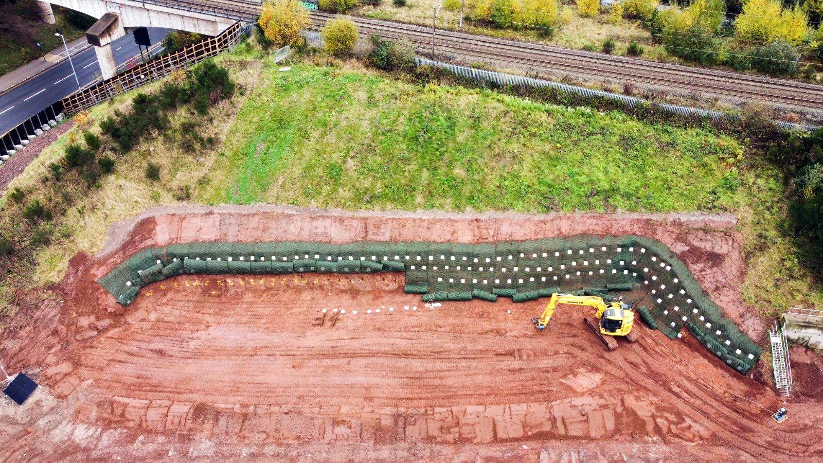 Birmingham Health Innovation Campus secured with earth anchors