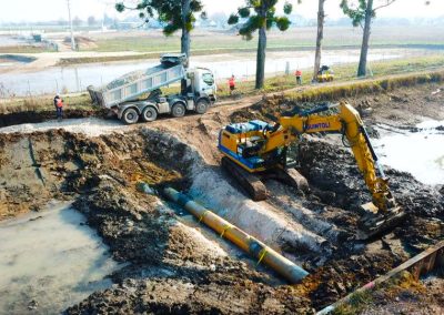 Notfall-Regenwassermanagement, Canal de Bourgogne – Frankreich