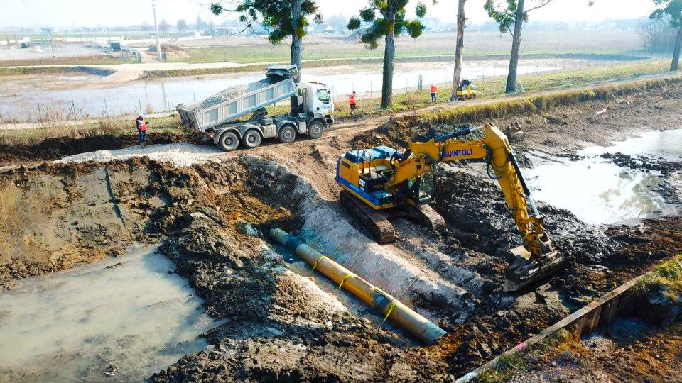 Notfall-Regenwassermanagement, Canal de Bourgogne – Frankreich