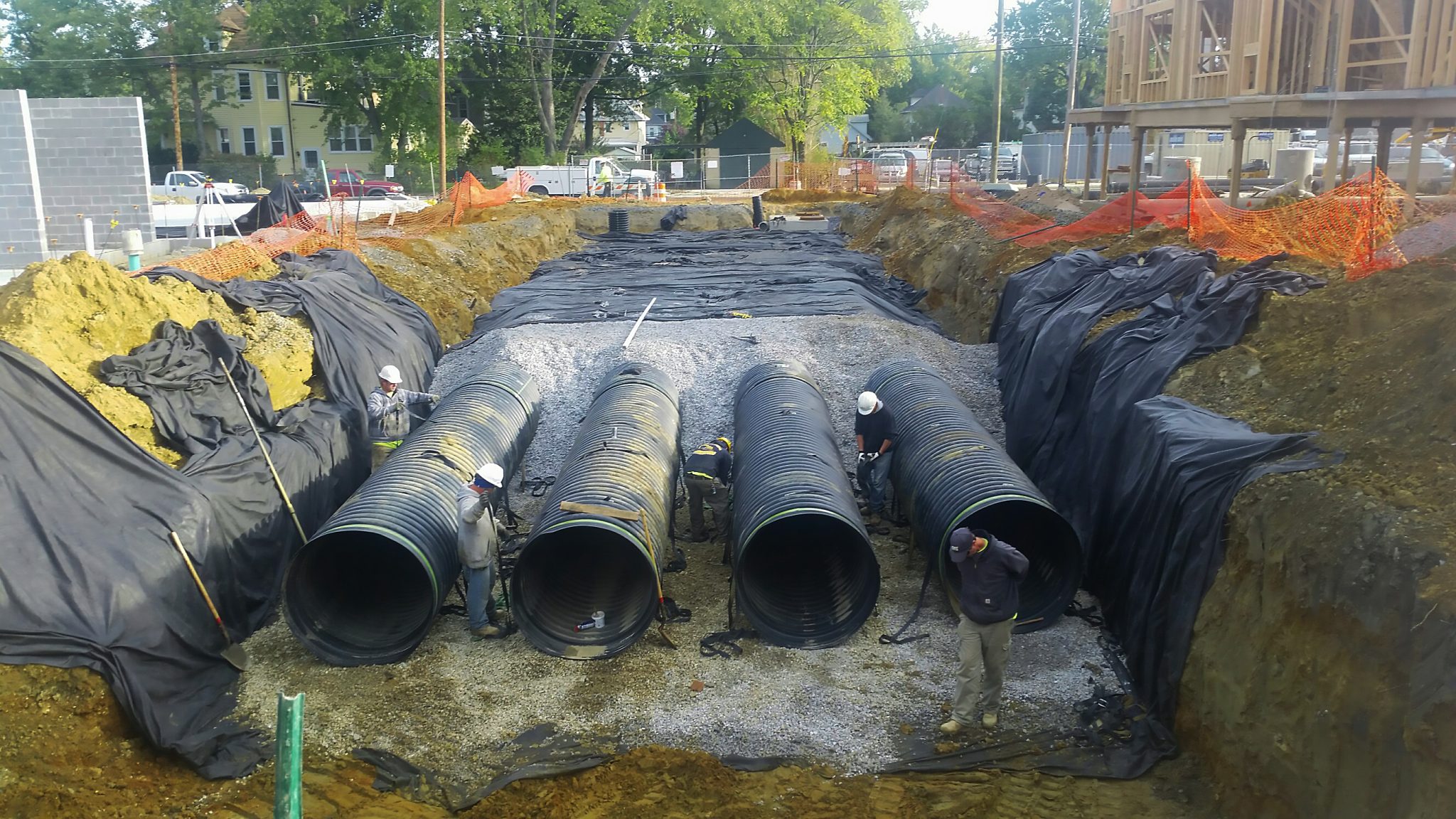 Haddon Town Center ADS Storm Detention Structure - Haddon Township Buoyancy Control